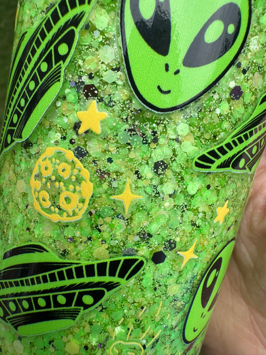 *Ready-to-Ship* 10oz Kids Sippy Cup - Alien