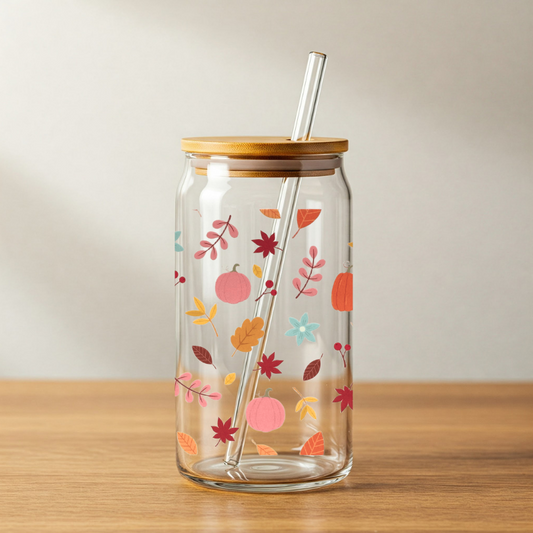 Pumpkin and Leaves I