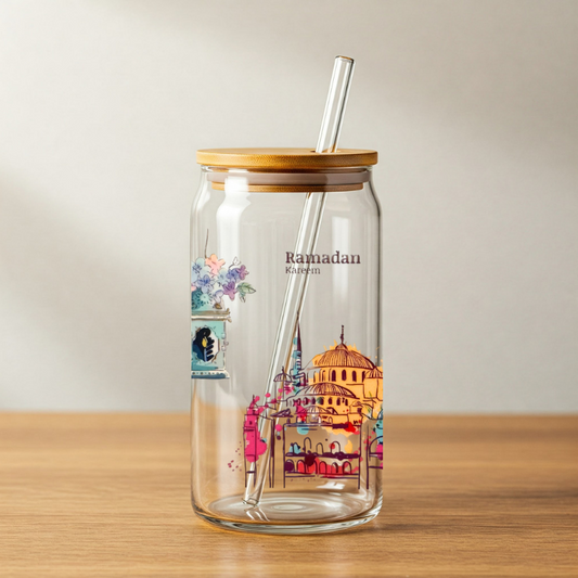 Mosque and Purple Lanterns