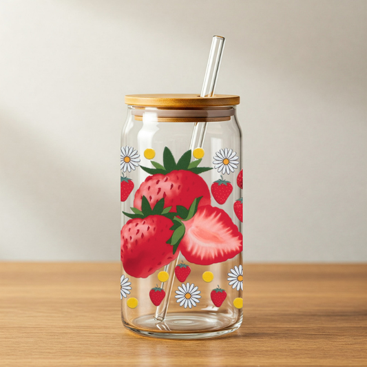 Strawberries and Blossoms