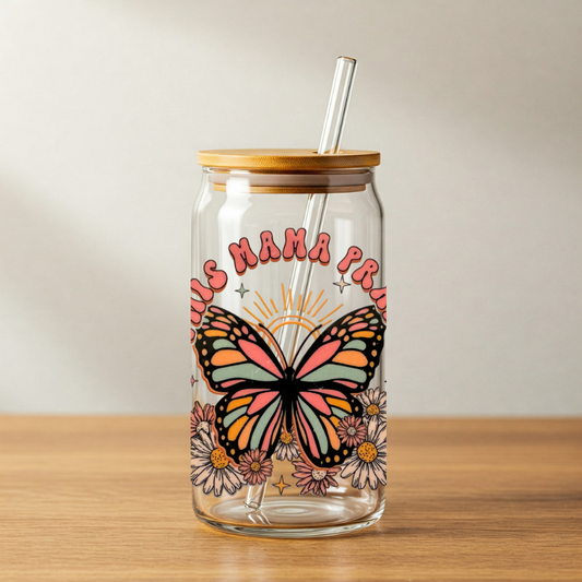 This Mama Prays - Distressed Design