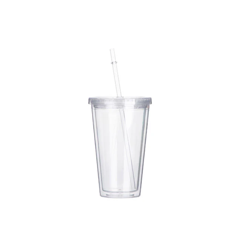 12oz Kids Acrylic Snow Globe Tumbler