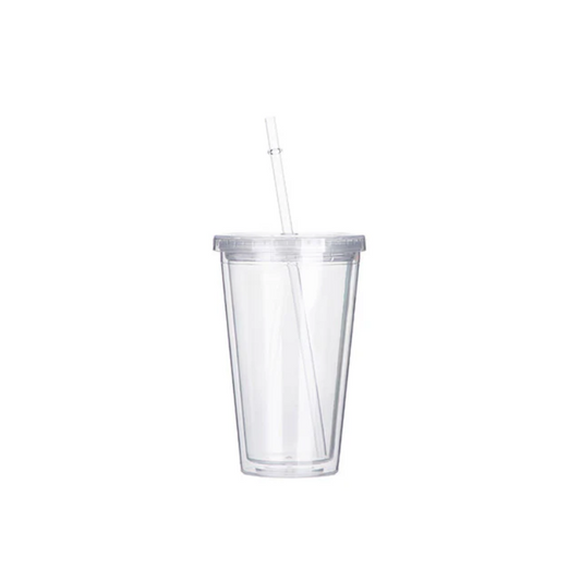 12oz Kids Acrylic Snow Globe Tumbler
