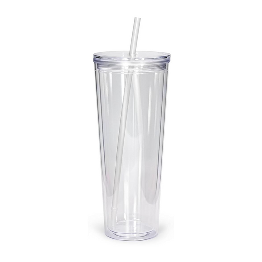 24oz Acrylic Snow Globe Tumbler