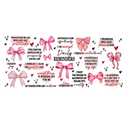 Daily Reminders - Pink