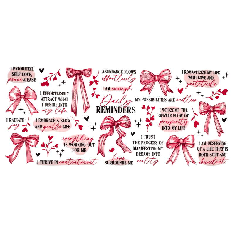 Daily Reminders - Red