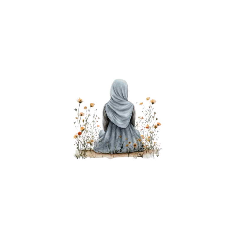 Hijab Blue 2