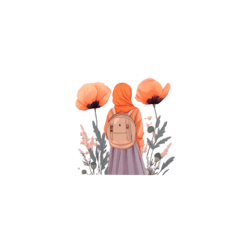Hijab Orange 2