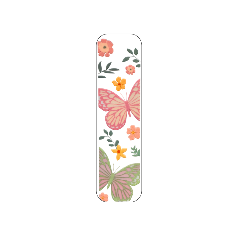 Pink and Green Butterflies [Double Sided]