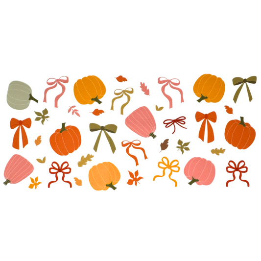Pumpkin and Bows I