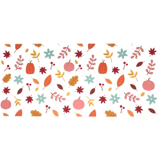 Pumpkin and Leaves I