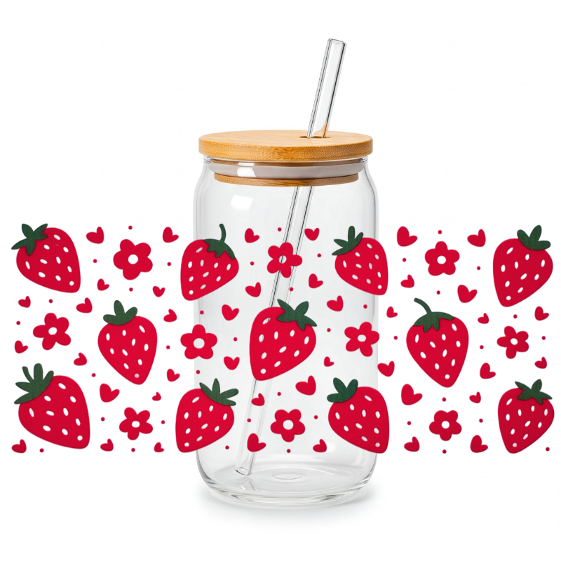 Strawberries and Flowers