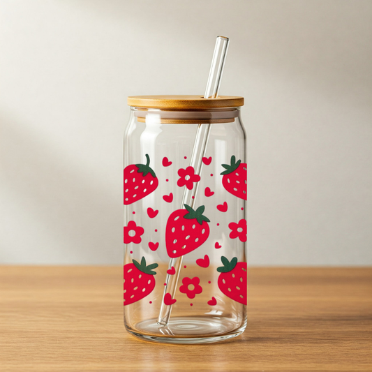 Strawberries and Flowers