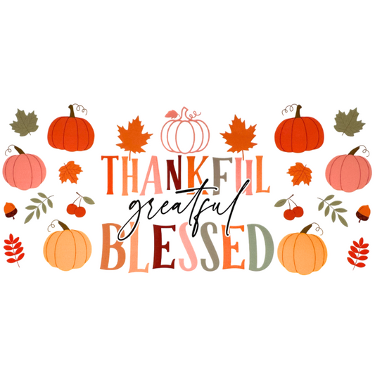 Thankful Grateful Blessed - Spelling Error